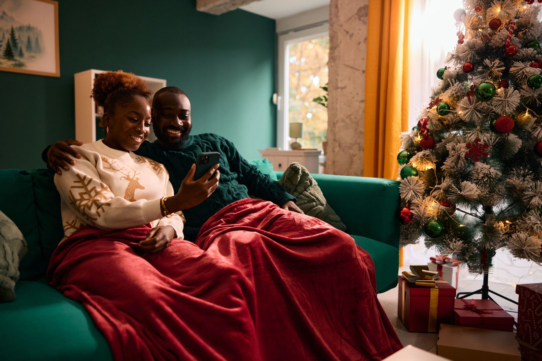 Christmas social media celebration